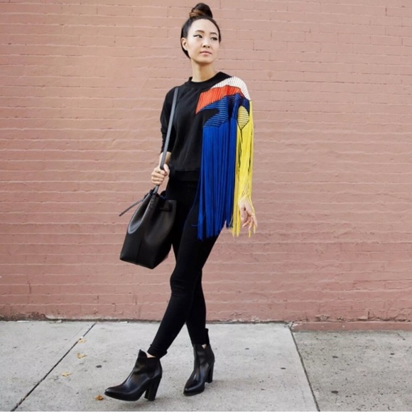 Rag & Bone Women's Black Leather Stanton Chelsea Ankle Leather Boots 38.5 US 8.5 - Picture 10 of 10